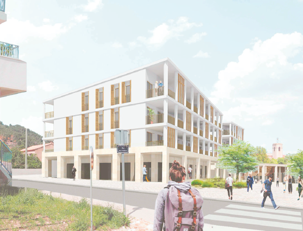 CONSTRUCTION D’UNE CENTRALITÉ DE 30 LOGEMENTS ET D’UN INTERMARCHÉ